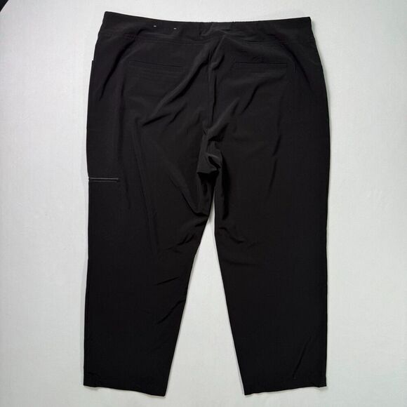 Chico's Zenergy Athletic Pants Sz 3.5S (18S) Pull On Stretch Straight Leg Black - Picture 3 of 12